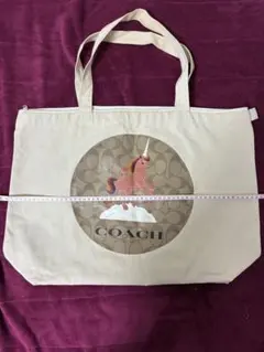 COACH ユニコーンプリント トートバッグ
