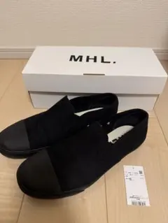 MHL. スリッポン スニーカー ブラック 28.0cm メンズ 黒