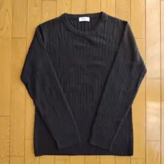 トップス　ニット　黒　XLサイズ