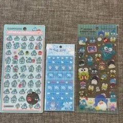 ⑰-1【３点セット】ハンギョドン ボンボンドロップシール ミニ タイルシール