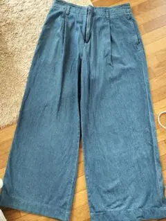 7*3様 UNIQLO ワイドデニムパンツ