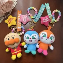アンパンマン　コキンちゃん　まんまるチャーム キーホルダー