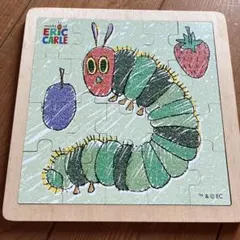 木製パズル・本　　はらぺこあおむし　オマケあり