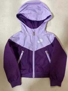 Nike フード付き紫ジャケット