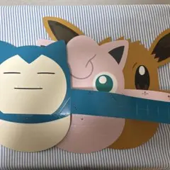 ポケモン サンバイザーペーパー　カビゴン プリン イーブイ 3種セット