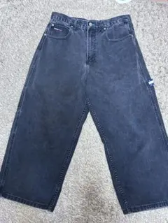 TOMMY JEANS ダークグレー ワイドレッグ 32/30