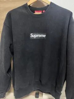 Supreme Washed Box Logo Crewneck Lサイズ