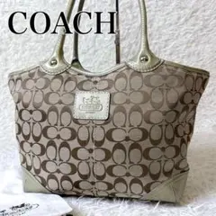 美品✨COACH Signature Tote Bag Canvas Y2K