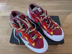 KAWS × sacai × Nike Blazer Low Team Red