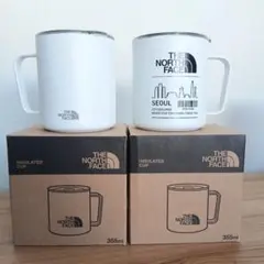 新品2個■ノースフェイス ステンレスマグカップ韓国限定アウトドアタンブラー食器のサムネイル