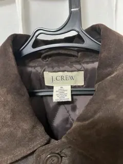 90s 00s　J.CREW スエードコート XL ブラウン