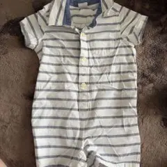 GAP ストライプロンパース 6-12ヶ月