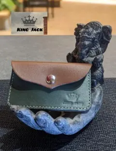 手作り 本革 コインケース・名刺入れ