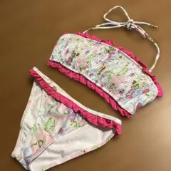 美品　ハワイ　ショアクラーニフリル付きビキニ