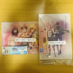 一番くじ 進撃の巨人 地鳴らし D賞E賞 アクリルボード 2枚 おまけ付