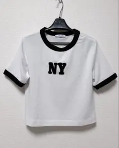 ZARA Tシャツ ショート丈　Mサイズのサムネイル