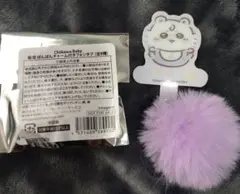ちいかわ Baby ぽんぽんチャーム付きフォンタブ　モモンガ