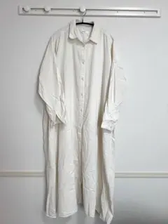 niko and ... ホワイト シャツワンピース 長袖
