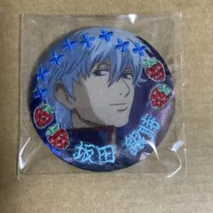 銀魂 刺繍缶バッジ 坂田銀時