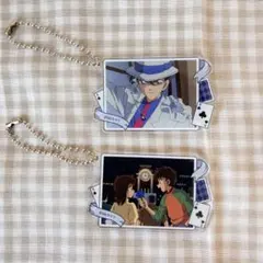 名探偵コナン 怪盗キッド 黒羽快斗 中森青子 アクキー レア 2点セット