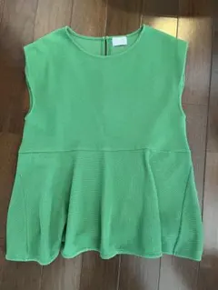 green label relaxing ノースリーブチュニック グリーンのサムネイル
