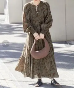 今季新品☆ジャーナルスタンダード☆ オリエンタルマキシワンピース