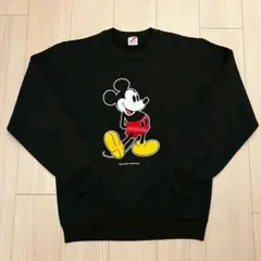 90s JERZEES ミッキー プリント スウェット トレーナー USA製
