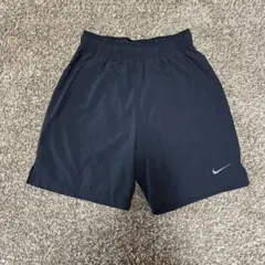 NIKE ドライフィットハーフパンツ S 黒 刺繍ロゴ 調節紐付き　レディース