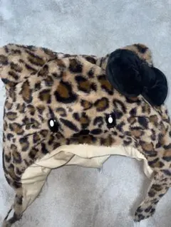 キティヒョウ柄ファンキャップ