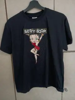 ベティ・ブープ Tシャツ 黒 半袖　DENFITS × Betty Boop