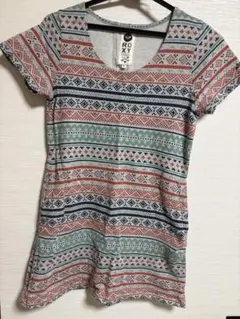 ROXY 半袖 Tシャツ 総柄 Mサイズのサムネイル