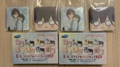 桂城泉　スクエア缶バッジセット　セガラッキーくじE賞