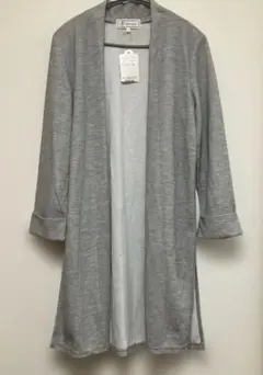新品　ロペピクニック ロングカーディガン　グレー　38 M