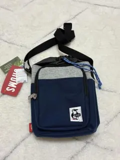 Chumsネイビー ショルダーバッグ