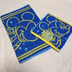 非売品 ディズニー タオル2点 ミッキーマウス 第一生命 フェイス、ハンドタオル