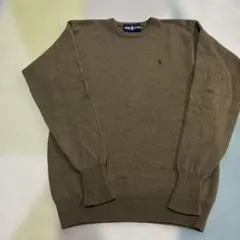 Ralph Lauren オリーブグリーン ニット