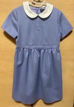 白金よつば ワンピース 水色 95cm 本番 本番服 幼稚園受験 お受験