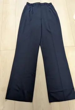 新品未使用　モンブラン　レディス　ナースパンツ　両脇ゴム　ネイビー　Lサイズ