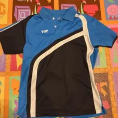 チ*ロ様 TSP ポロシャツ 青/黒 JTTAロゴ付き 2枚セット