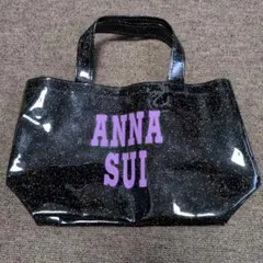 ANNA SUI トートバッグ ブラック ラメ入りのサムネイル