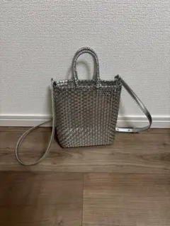 ⭐️美品⭐️ ANTEPRIMA イントレッチオ トートバッグ シルバー S イントレッチオ/スモール/マットカーキ×カーキシルバー ｜ 【公式