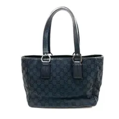 GUCCI GGパターン ブラックショルダーバッグ