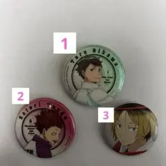 ハイキュー!! ファミリーマート 缶バッジ 6種セット - メルカリ