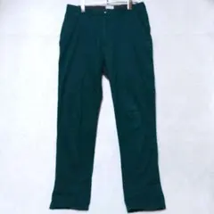 ブラウニー スリムチノパンツ ストレッチ ダークグリーン (M) コットンのサムネイル