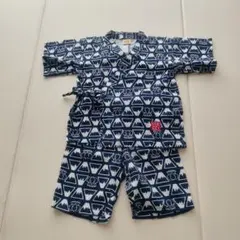 Moujonjon ぞうさん 富士山 甚平 100cm ネイビー