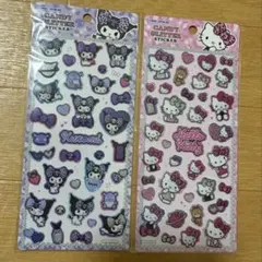 サンリオ　キャンディグリッター ステッカー　ハローキティ　クロミ　2枚セット