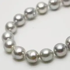 アコヤ真珠ネックレス　8.5-9.0mm　ナチュラル　鑑別書付き　入学式　卒業式