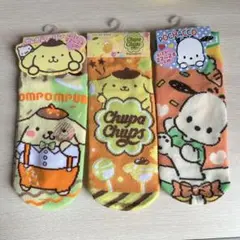 サンリオ ポムポムプリン ポチャッコ ソックス 3足セット