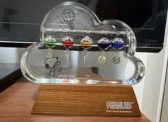 PEANUTS スヌーピー 雲型　ガリレオ温度計