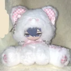 おすわりぬい服 10cm 12cm ホワイト ピンク